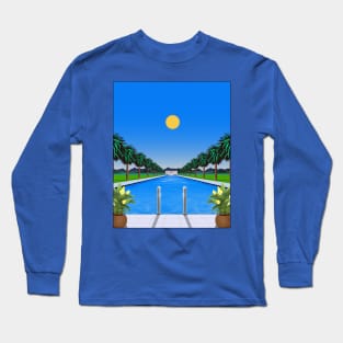 Poolside Cafe Long Sleeve T-Shirt